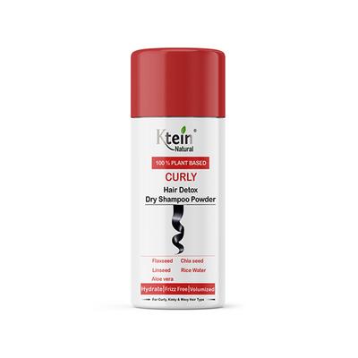 Ktein Natural 100% Plant Based Hair Detox Dry Shampoo Powder For Curly Hair 25 gm - Dry Shampoos & Conditioners