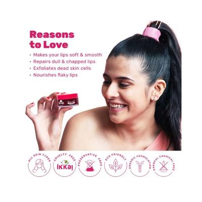 IKKAI Pink Me Again Lip Scrub 20 gm - Scrubs & Exfoliants