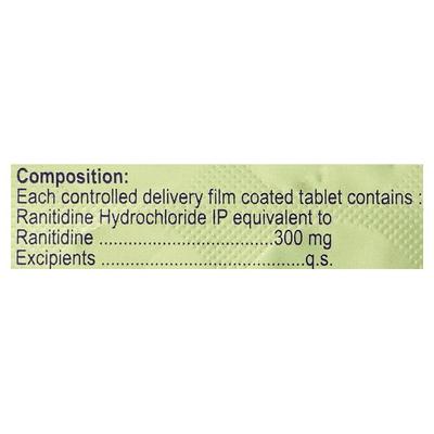 Rantac OD 300mg Tablet 10'S - Ulcer/Reflux/Flatulence-Aaa