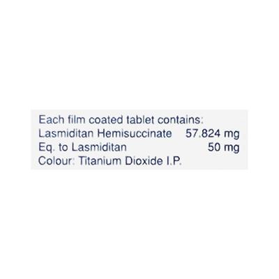 LASMIRAY 50mg Tablet 4's - Migraine
