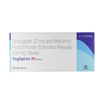 Tegliptin M 20/500mg Tablet 15'S - Diabetes-Ant