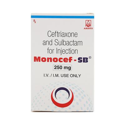 Monocef SB 250mg Injection 1's - Bacterial Infections-Cep