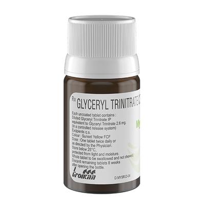 Myonit SR 2.6mg Tablet 30'S - Angina