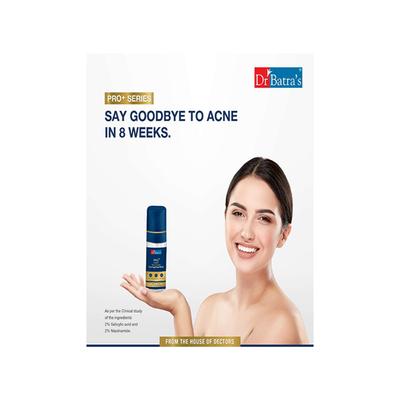 Dr Batras Pro+ Skin Clear Foaming Face Wash for Acne-Prone Skin, with Niacinamide & Salicylic Acid 100 ml - Face Washes