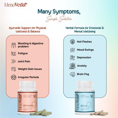 Menoveda Akira and Amaya Tablet (Combo Pack) 1's - Speciality Medicines