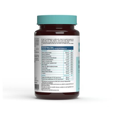 HK Vitals Hair Multivitamin with Dht Blockers, Omega and Biotin, Supports Keratin Synthesis and Helps Reduce Hair Fall, 60 Multivitamin Capsules 1's - Hair & Skin