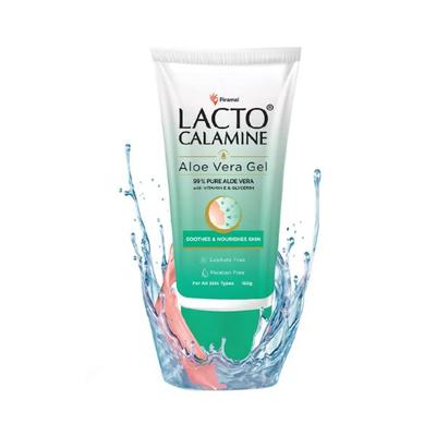 Lacto Calamine Aloe Vera Gel with 99% Pure Natural Aloe Vera, Vitamin E and Glycerin 150gm 1's - Face Mists