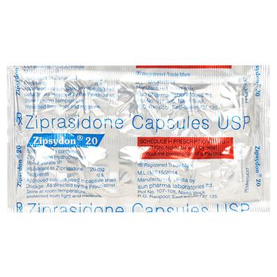 Zipsydon 20mg Capsule 10'S - Schizophrenia-Aps