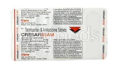 Cresar AM 80mg Tablet 10'S - Hypertension-Ana