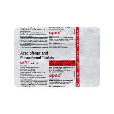 ARK AP Tablet 10'S - Pain relief-Nsa