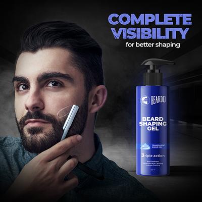 Beardo Beard Shaping Transparent Shave Gel 200ml - Shaving Gels