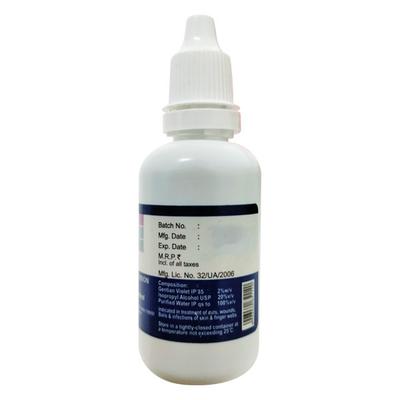 Agrawal Gentian Violet Solution 30 ml - Wound Treatments