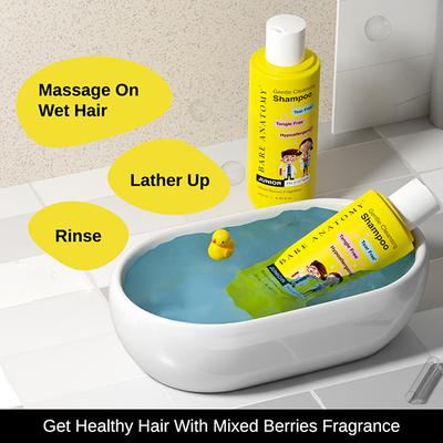 Bare Anatomy Junior Gentle Cleansing Kids ShampooTear-Free & Hypoallergenic5-12 Yr Old Kids 250 ml - Baby Shampoo