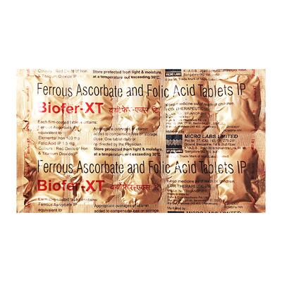 Biofer XT Tablet 10'S - Iron Supplement/Anaemia-Vma