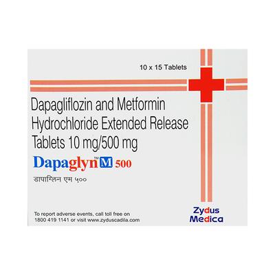 DAPAGLYN M 500 Tablet 15's - Diabetes-Ant