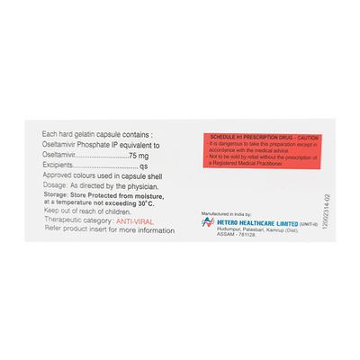 Fluvir 75mg Capsule 10'S - Viral infections-Ant