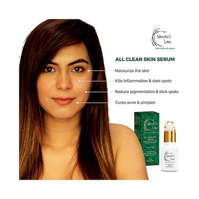 Nature's Law All Clear Skin Serum 15 ml - Face Serum