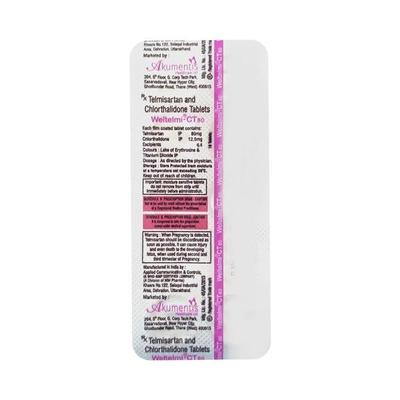 Weltelmi CT 80/12.5mg Tablet 10'S - Hypertension-Ang