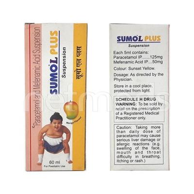 Sumo L Plus mango flavour Suspension 60ml - Fever-Ana