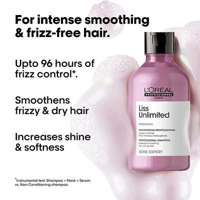 L'Oreal Professionnel Serie Expert Liss Unlimited Shampoo 300 ml - Shampoos