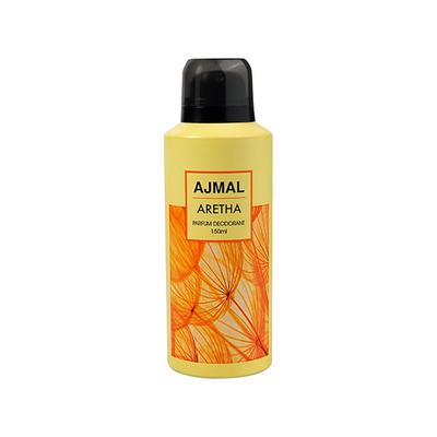 Ajmal Aretha Deodorant Fruity Perfume Scent Spray Party Wear Gift For Women 150 ml - Women Deodorants/Roll-Ons