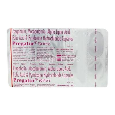 Pregator Capsule 10'S - Neuropathic Pain-Dru