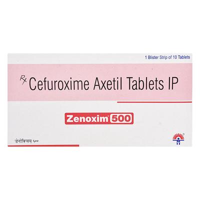 Zenoxim 500mg Tablet 10'S - Bacterial Infections-Cep