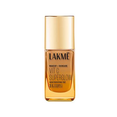 Lakme Makeup+Skincare Vitc Superglow Skin Perfecting Tint Neutral Almon N340 25 ml - Foundation