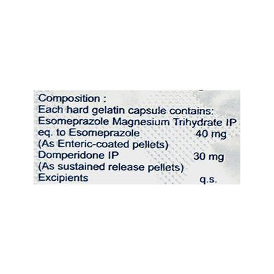Ranidom D SR 30/40mg Capsule 10'S - Ulcer/Reflux/Flatulence-Aaa