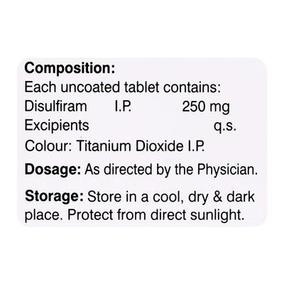 Recopress 250mg Tablet 6'S - Alcohol Addiction
