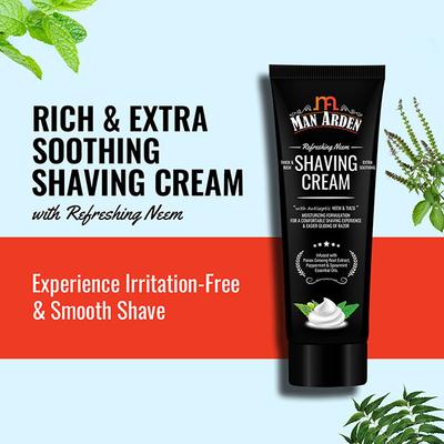 Man Arden Shaving Cream - Refreshing Neem (Pack of 2 x 100 gm) - Shaving Creams