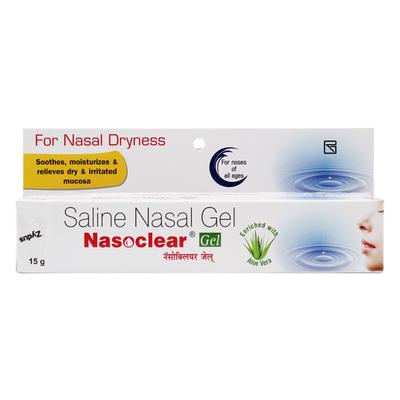 Nasoclear Aloe Gel 15gm - Nasal Congestion-Nas