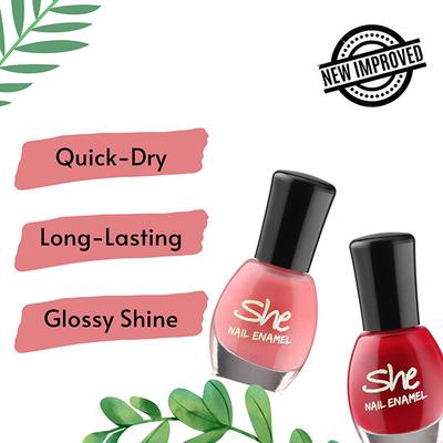 SHE MAKE UP NAIL ENAMEL 305 8 ml - Nail Polish