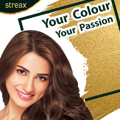 Streax Hair Colour - Walnut Brown (35gm+25ml) 1's - Crème