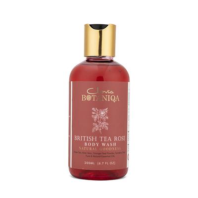 Clovia Botaniqa British Tea Rose Body Wash 200 ml - Shower Gels & Body Wash