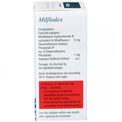 Milflodex Eye Drops 5ml - Eye Infections-Eaa