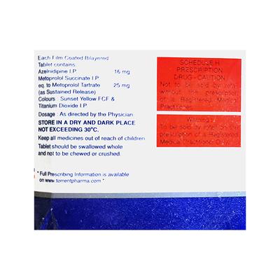 UNIAZ BETA 16/25 Tablet 10's - Hypertension-Cal