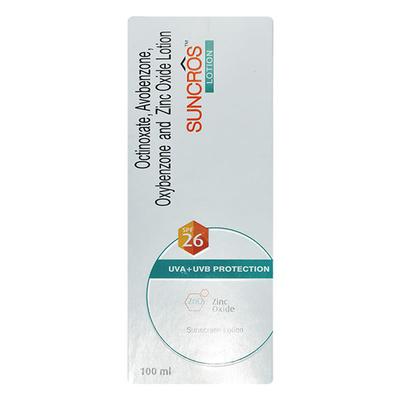 Suncros Sunscreen SPF 26 Lotion 100ml - Sunscreen Preparations-Emo
