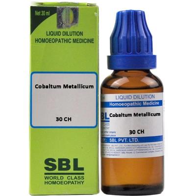 SBL Cobaltum Metallicum 30C Liquid 30 ml - Dilutions