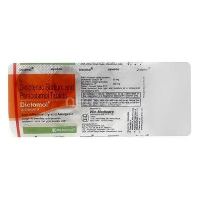 Diclomol Tablet 10'S - Pain relief-Nsa