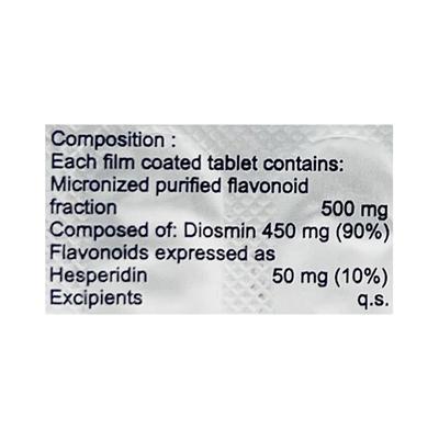MACROID 500 Tablet 10's - Varicose Veins-Phl