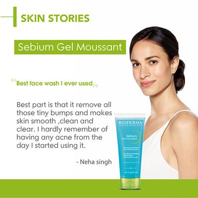Bioderma Sebium Gel Moussant 45 ml - Face Wash & Cleansers