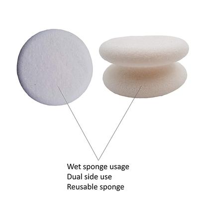 Majestique MakeUp Remover Sponge, Facial Cleansing Pad Sponge for Face Cleansing and Exfoliating - Multicolor 1's - Facial Wipes & Tissues