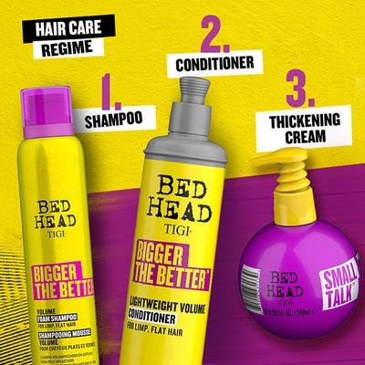 TIGI Bed Head Bigger The Better Volume Foam Shampoo for Fine and Thin Hair 200 ml - Shampoos