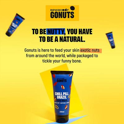 GONUTS By Bewakoof Chill Pill Brazil Body Wash 200 ml - Shower Gels & Body Wash
