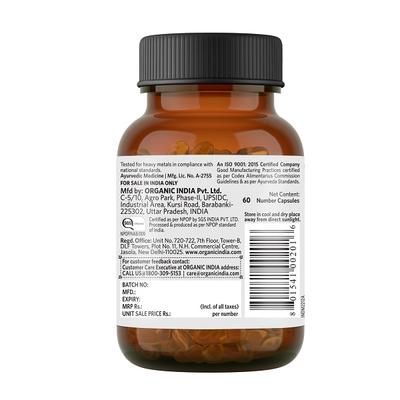 Organic India Amalaki Veg Capsules 60's - Herbal Dietary Supplement