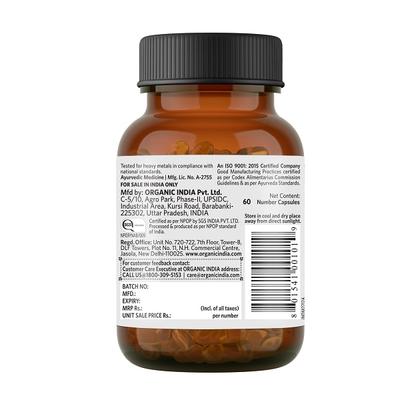 Organic India Ashwagandha Veg Capsules 60's - Sexual Care
