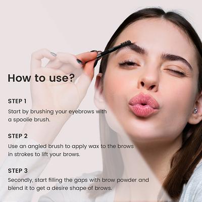 Half N Half The Brow Addition Eyebrow Enhancer Palette with Sleek Spoolie Brush, Thick Arch-01 8 g - Eyebrow Pencils & Enhancers