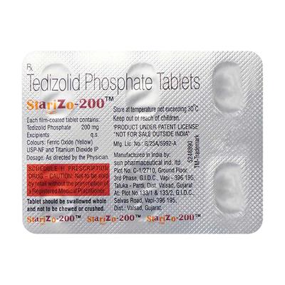 STARIZO 200 Tablet 6's - Bacterial Infections-OAB