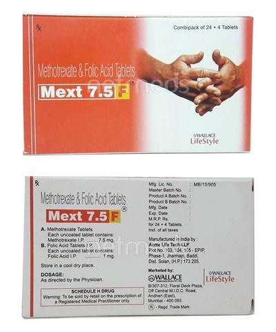 Mext F 7.5mg Tablet 28'S - Cancer Oncology-Cyt